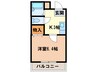 サンパレス藤 1Kの間取り