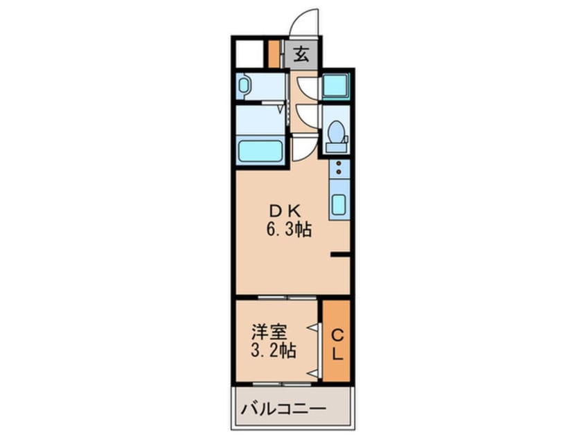 間取図 Laule`a十三