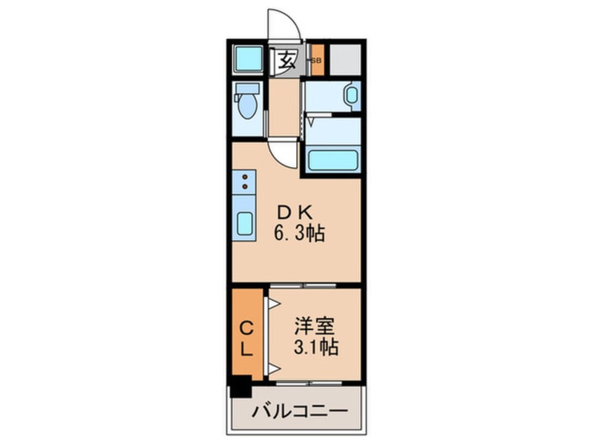 間取図 Laule`a十三