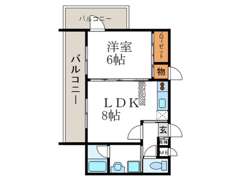 間取図 コンフォート修学院