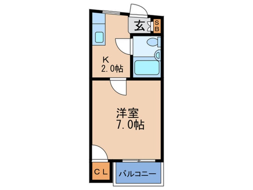 間取図 田中ハイツ