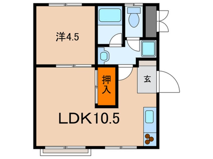 間取図 ルモン大石