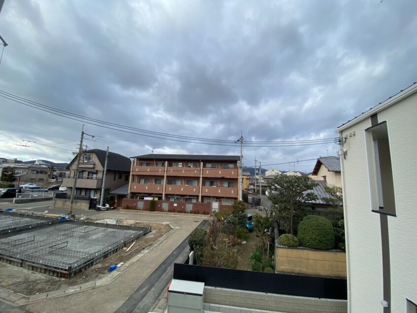 室内からの展望 山科ビエント