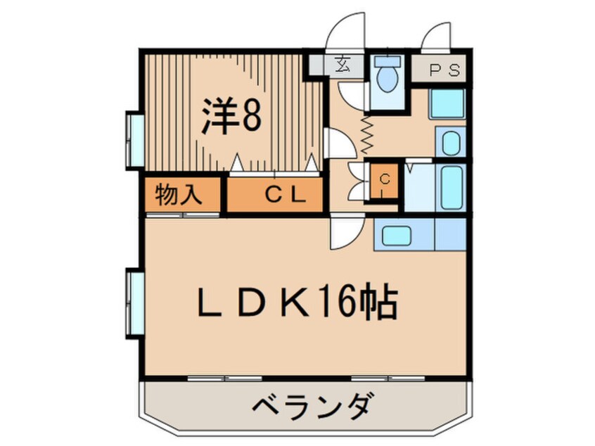 間取図 ロイヤルキタノ