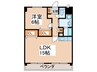 ロイヤルキタノ 1LDKの間取り