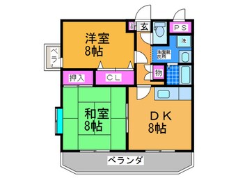 間取図 ロイヤルキタノ