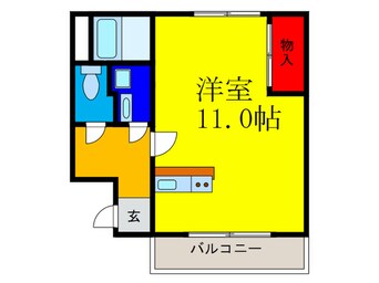 間取図 イ－グルキュ－ブ