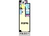 エスポワ－ル南桜塚 1Rの間取り