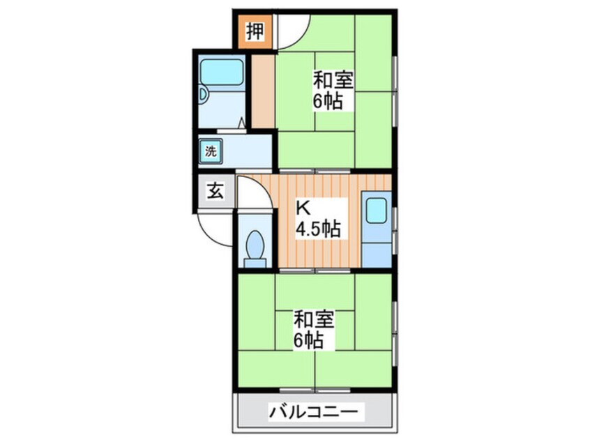 間取図 中井マンション