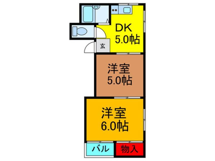 間取図 ボヌール香里園