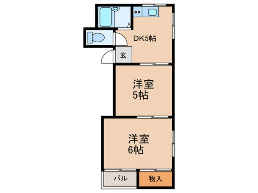 間取図 ボヌール香里園