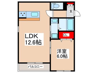 間取図 ヘーベルメゾン西田辺