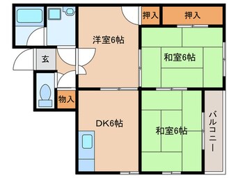 間取図 JPアパートメント藤井寺Ⅱ