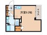 CASA瀬田の唐橋 1Rの間取り