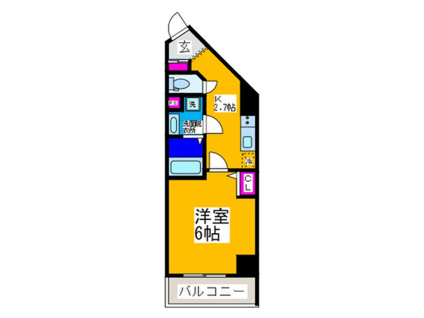 間取図 プリメーロ６６