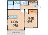 仮）大久保町大窪新築アパート 1LDKの間取り