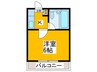 ライプハイツ 1Kの間取り