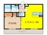 ビスターレ 1LDKの間取り