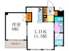 リ－ガル京都烏丸通り(1002) 1LDKの間取り