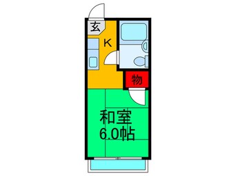 間取図 ハイツ山本Ｂ棟