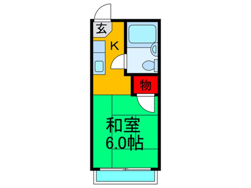 間取図 ハイツ山本Ｂ棟