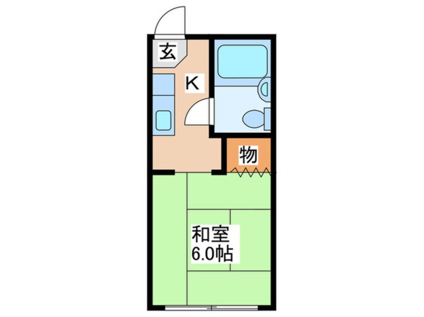 間取図 ハイツ山本Ｂ棟