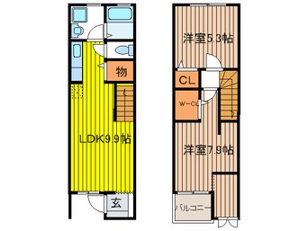 間取図 メゾネットエスペランサ