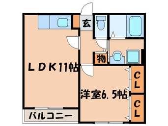 間取図 スタ－ブルＫⅡ