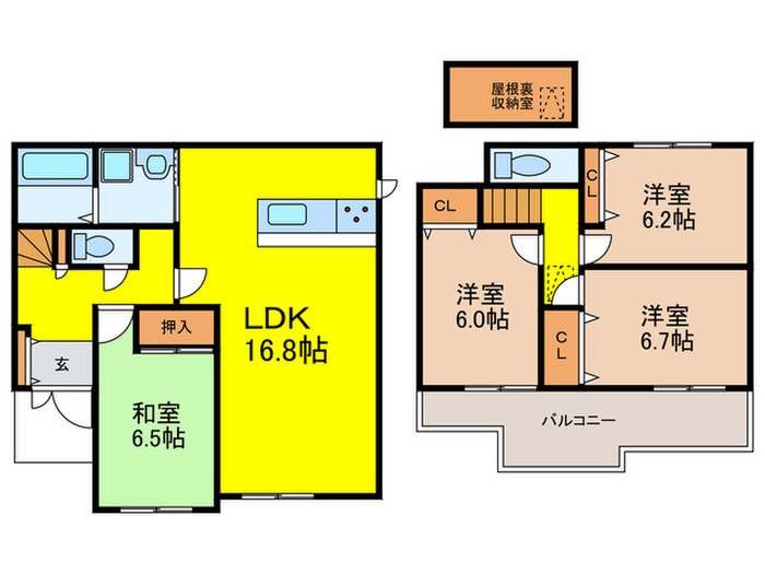 間取り図 清和台東戸建