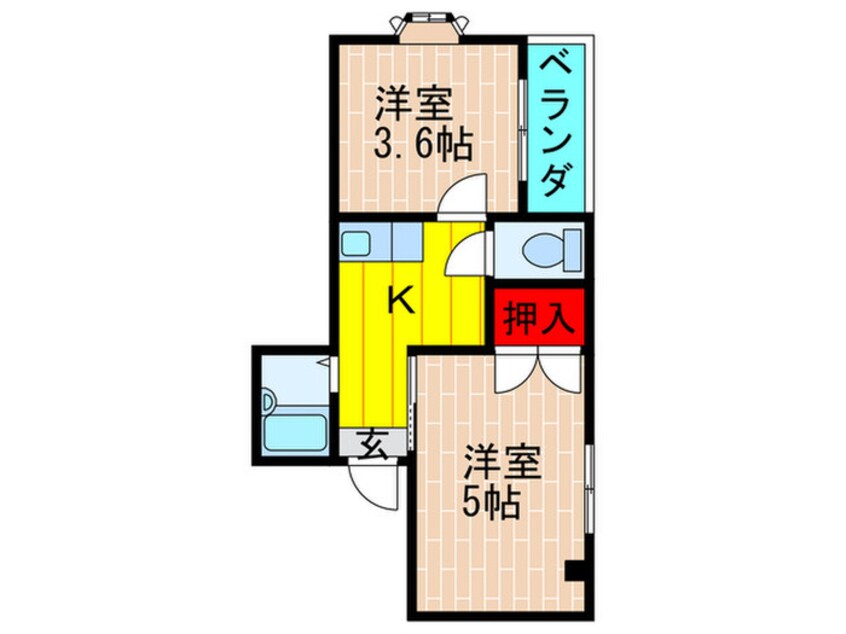 間取図 オペルⅡ番館