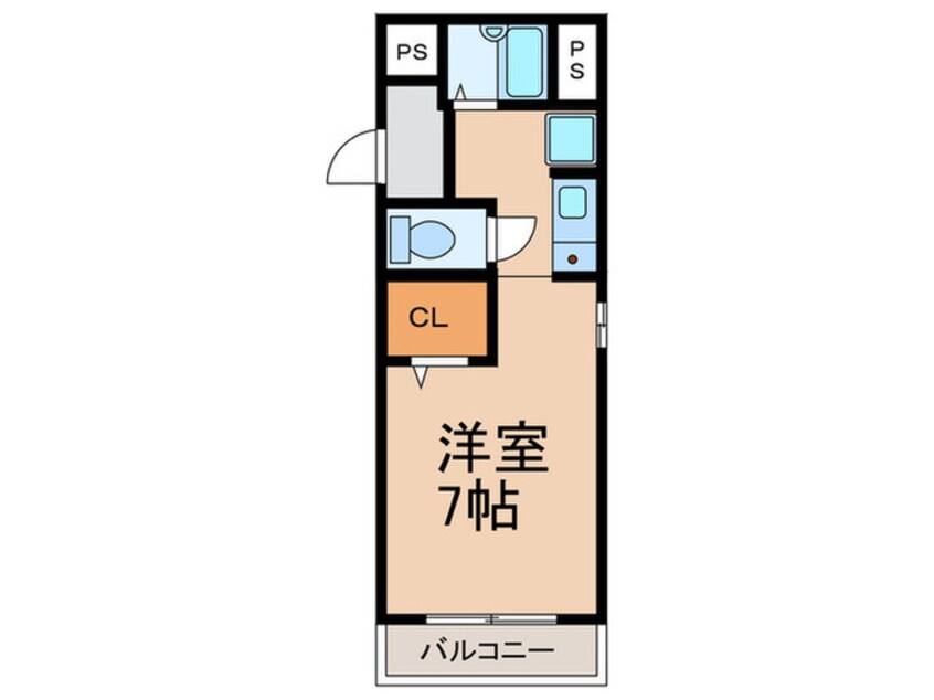 間取図 リアライズ近鉄八尾