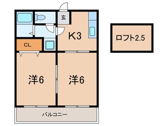 間取図 リングパレス