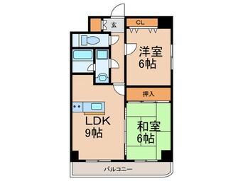 間取図 パークサイド中本