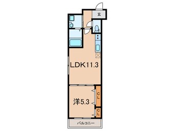 間取図 フジパレス西宮北口テラス