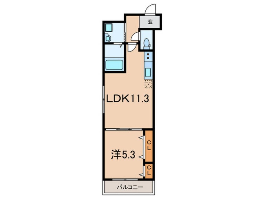 間取図 フジパレス西宮北口テラス