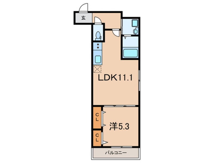 間取図 フジパレス西宮北口テラス