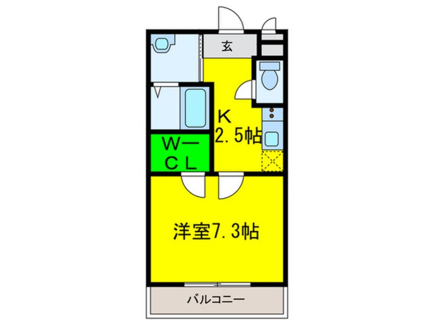 間取図 フジパレス石津川サウス