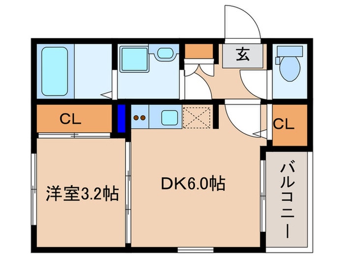 間取り図 グランディ－ルソレイユ