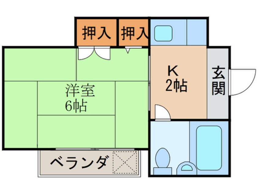 間取図 コ－ポ姉小路