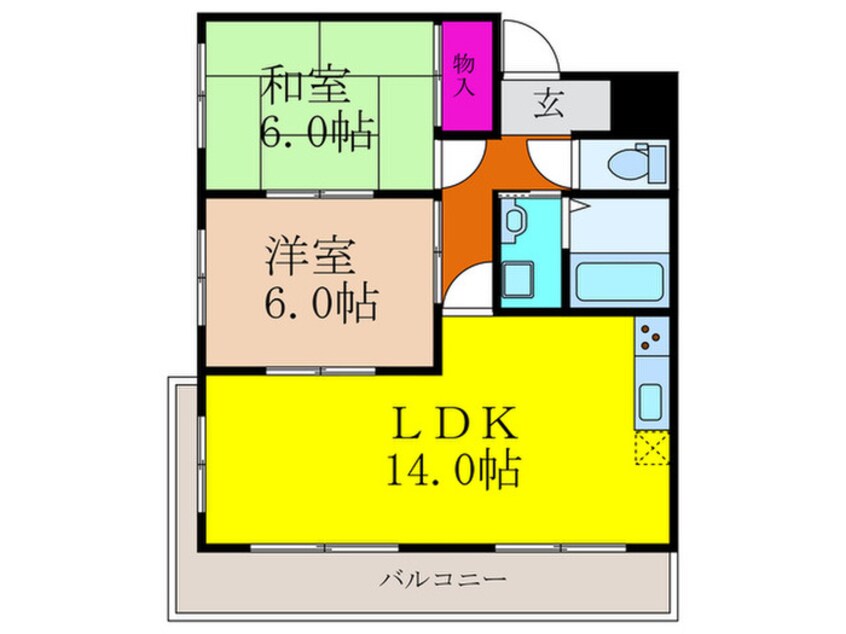 間取図 サンシティ千里丘