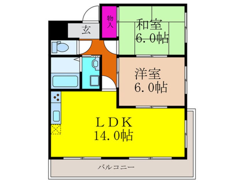 間取図 サンシティ千里丘