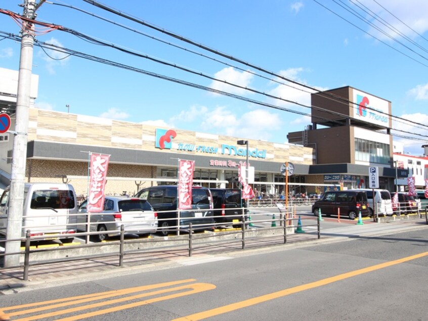 万代加美店(スーパー)まで950m パルデメ－ル
