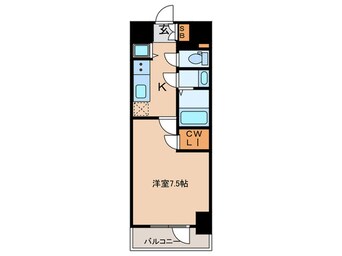 間取図 ｴｽﾘｰﾄﾞ神戸ﾊｰﾊﾞｰﾃﾗｽ（1315）