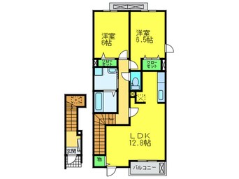 間取図 イジュ　デタッチ