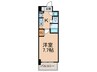 STATION COURT SOUTH 1Kの間取り