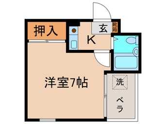 間取図 ラトゥ－ル清水