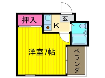 間取図 ラトゥ－ル清水