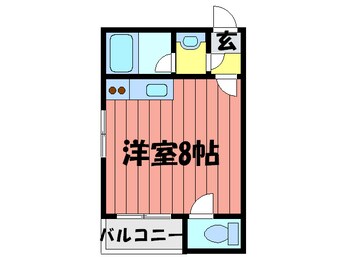 間取図 パ－クレ－ン深江橋