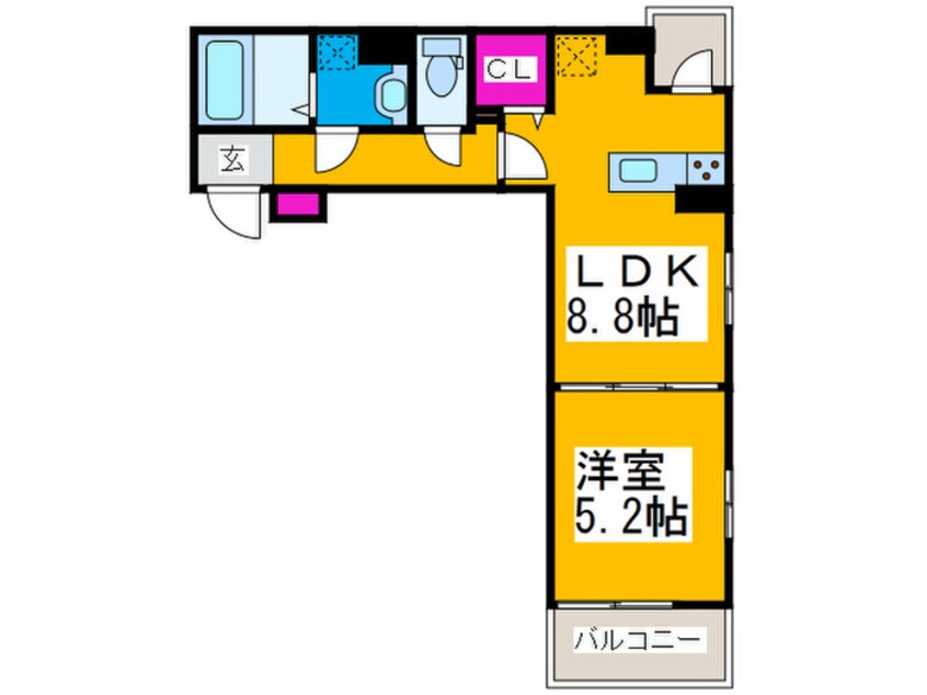 間取図 メゾン・スレーヌ