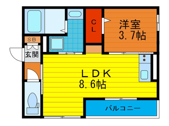 間取り図 アムール姫島